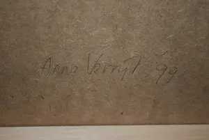 Anna Verrijt - Abstract acrylschilderij - ingelijst kopen? Bied vanaf 150!