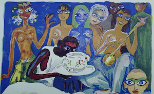 Kees van Dongen - Gravure 1001 nacht: 'Le réveil d'aboul-hassan ressuscités' kopen? Bied vanaf 10!