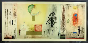 Ad Arma - Ets op papier op dibond, L' arbre II (Zeer groot) kopen? Bied vanaf 70!