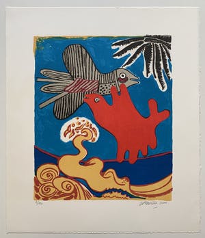 Corneille - kleurenlitho - 'Memoire de Cuba' - 2001 kopen? Bied vanaf 300!