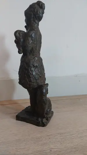 Pieter d' Hont - Kind met lam en kat kopen? Bied vanaf 1500!