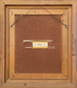 Johannes Garst - De Hand -9- Surrealistisch werk in knappe lijst kopen? Bied vanaf 10!