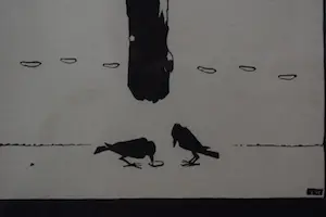 Jan Wittenberg - houtgravure - Knotwilg in de Winter kopen? Bied vanaf 125!