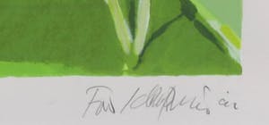 Fon Klement - Zeefdruk, Groene orchideeën - Ingelijst kopen? Bied vanaf 50!