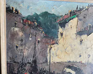 Clement van Vlaardingen - Kleine haven met bootjes middellandse zee kopen? Bied vanaf 300!