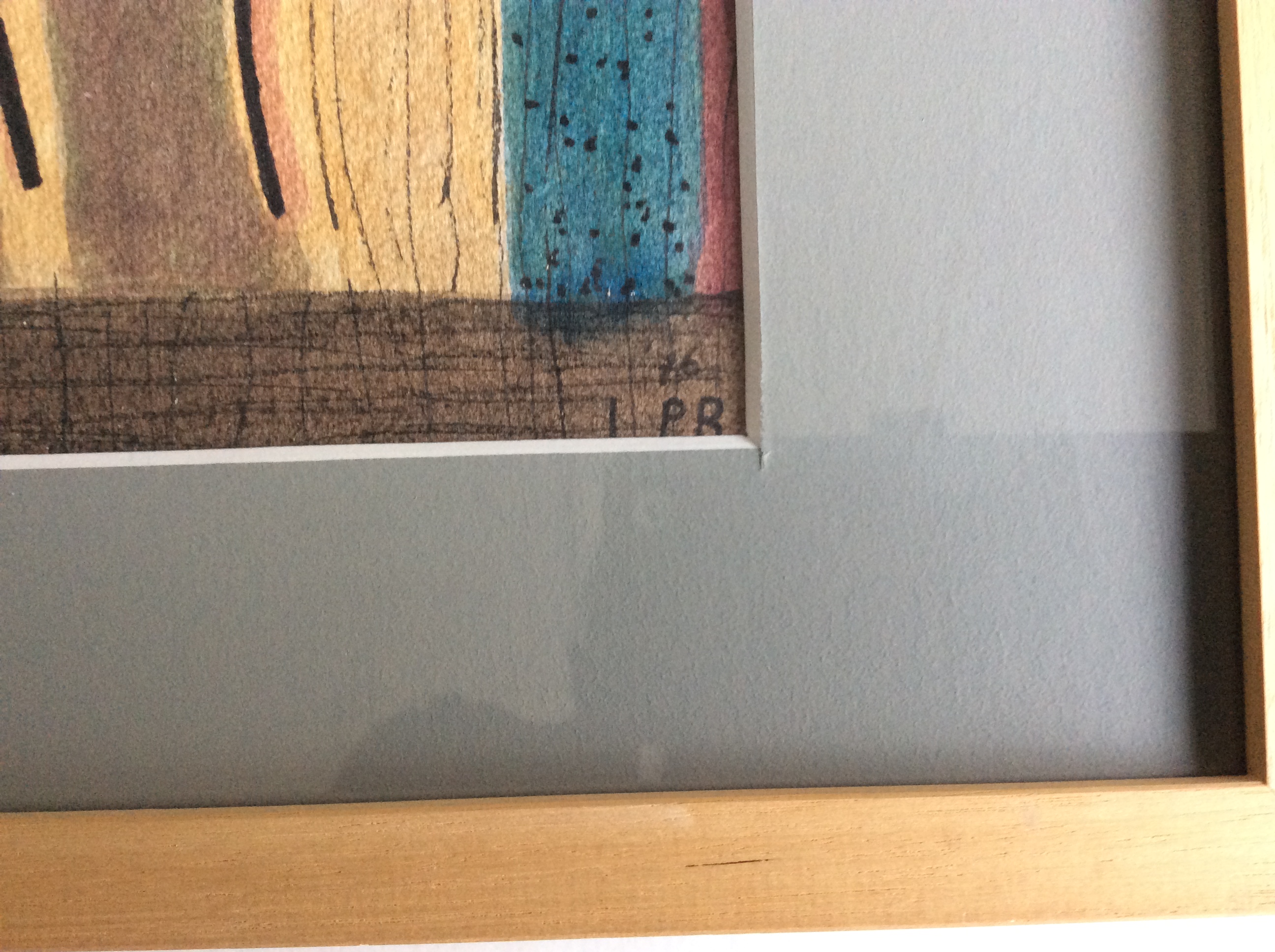 L.P. Boone - Twee figuren - gouache op papier, ingelijst kopen? Bied vanaf 40!