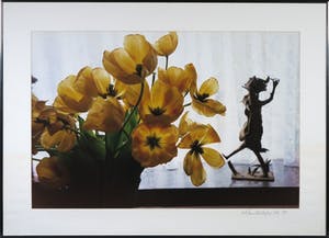 Marianne Dommisse - Foto, Tulpen in de vensterbank - Ingelijst kopen? Bied vanaf 1!