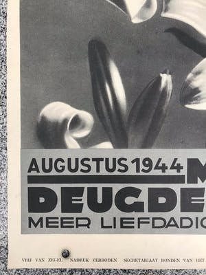 Curiosa - Mooie promotie affiche uit de oorlogsjaren - 1944 kopen? Bied vanaf 1!