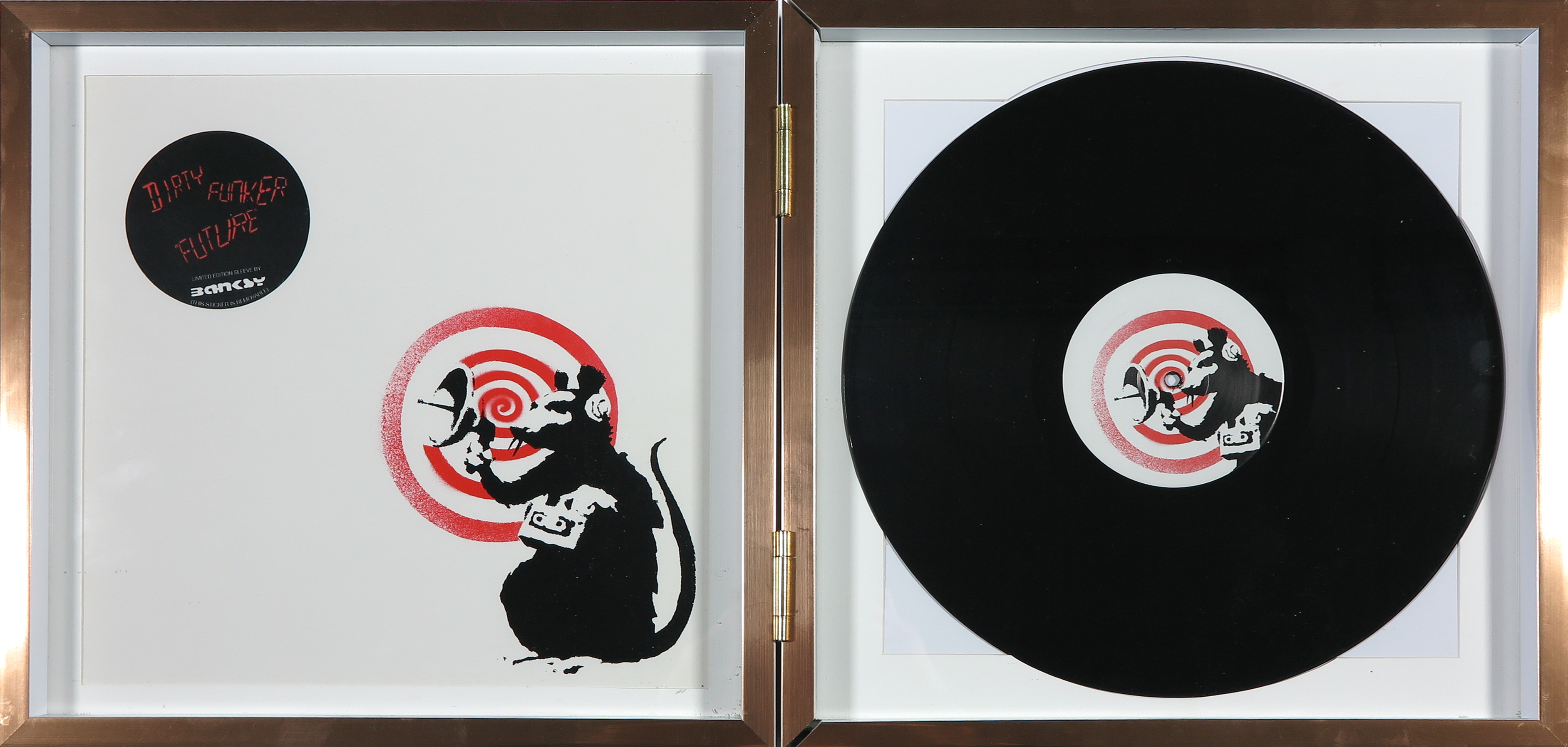 Banksy - LP-hoes, Dirty Funker: Future - Ingelijst kopen? Bied vanaf 1!