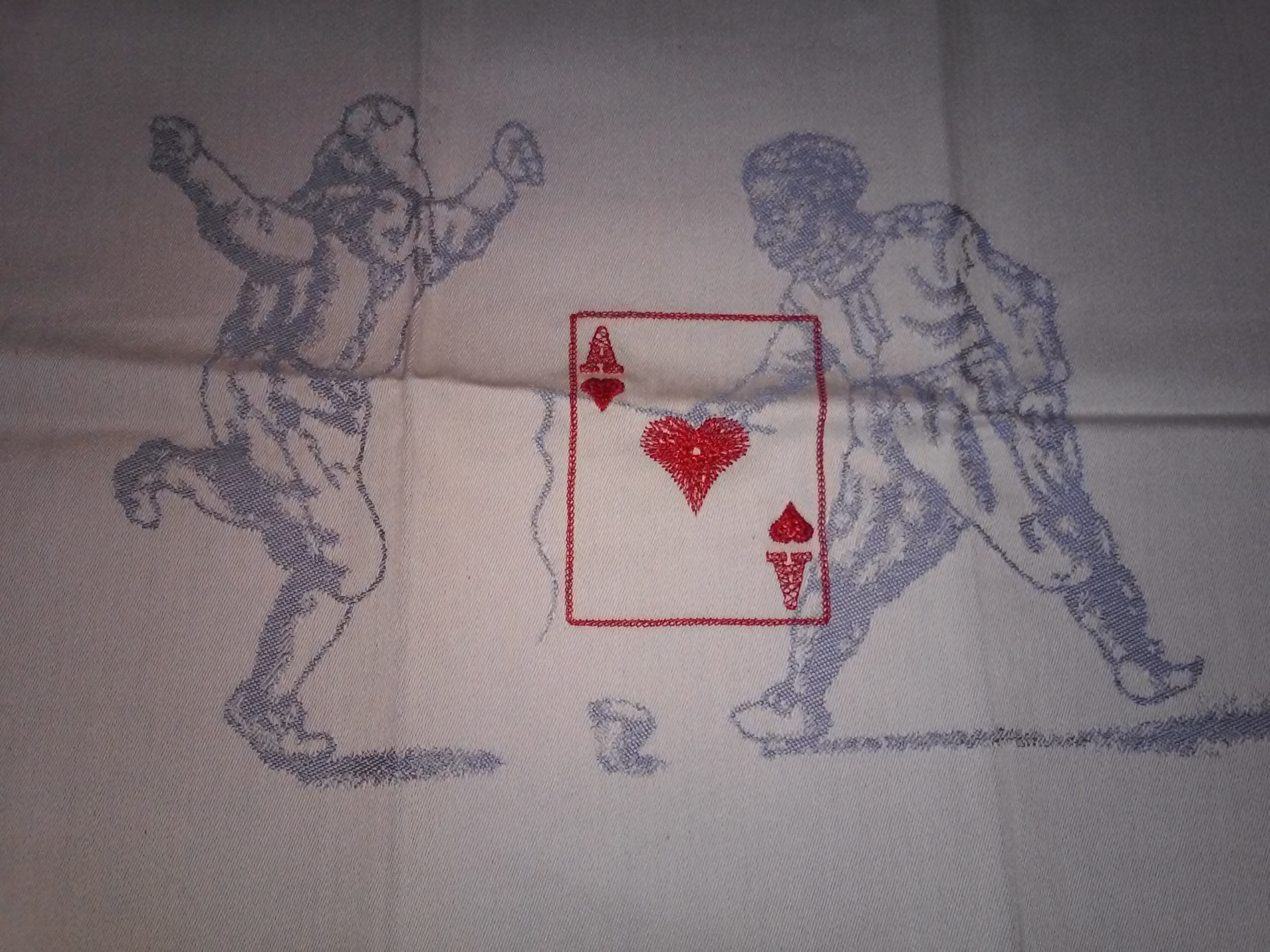 Studio van Eijk & van der Lubbe - Vingerdoekje geïnspireerd op Delftsblauw tegeltje Multiculti kopen? Bied vanaf 10!