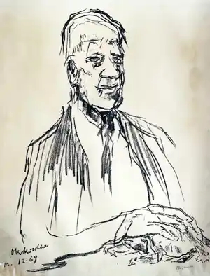 Oskar Kokoschka - Zelfportret verkauft für € 125!