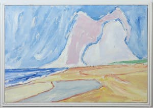 Paul Overhaus - Olieverf op doek, Zee - Ingelijst kopen? Bied vanaf 70!