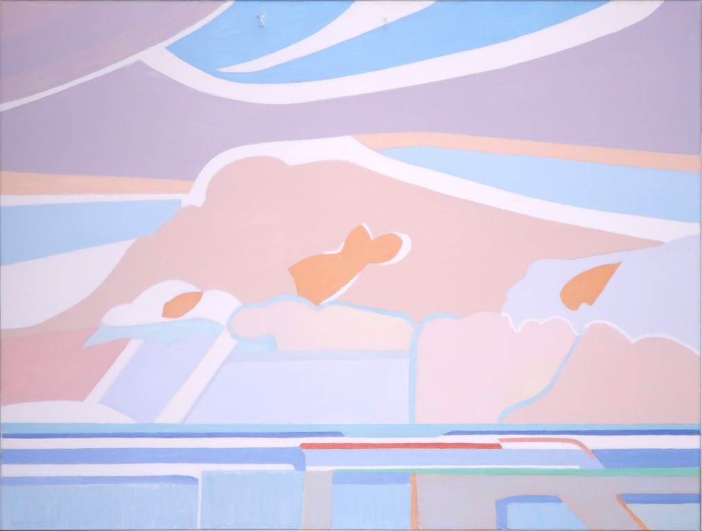 Paul Overhaus - Paul Overhaus: Olieverf op doek, Laat middag licht - Ingelijst kopen? Bied vanaf 80!