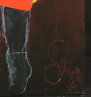 Franscz Witte - Acryl op doek, Z.T. Fantasiefiguren kopen? Bied vanaf 80!