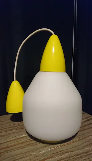 Niet of onleesbaar gesigneerd - Vintage Space Age hanglamp kopen? Bied vanaf 1!