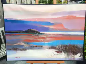 Wilfred Lang - Landschap verkauft für € 50!