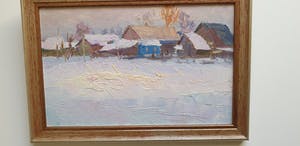 Nickolay Ivanovich Eltyshev - Dorp in de winter kopen? Bied vanaf 25!