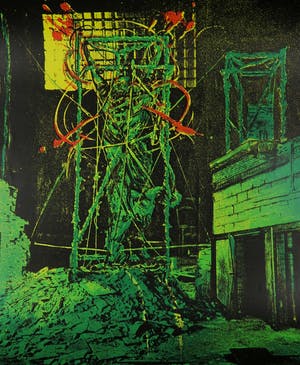 Niet of onleesbaar gesigneerd - Zeefdruk, Zonder titel kopen? Bied vanaf 1!