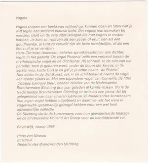 Michel van Overbeeke - handgesigneerde zeefdruk | 'Vogel' | 1996 kaufen? Bieten Sie von 50!