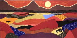 Ronald Boonacker - Zeefdruk, Tanzania l verkocht voor € 95!