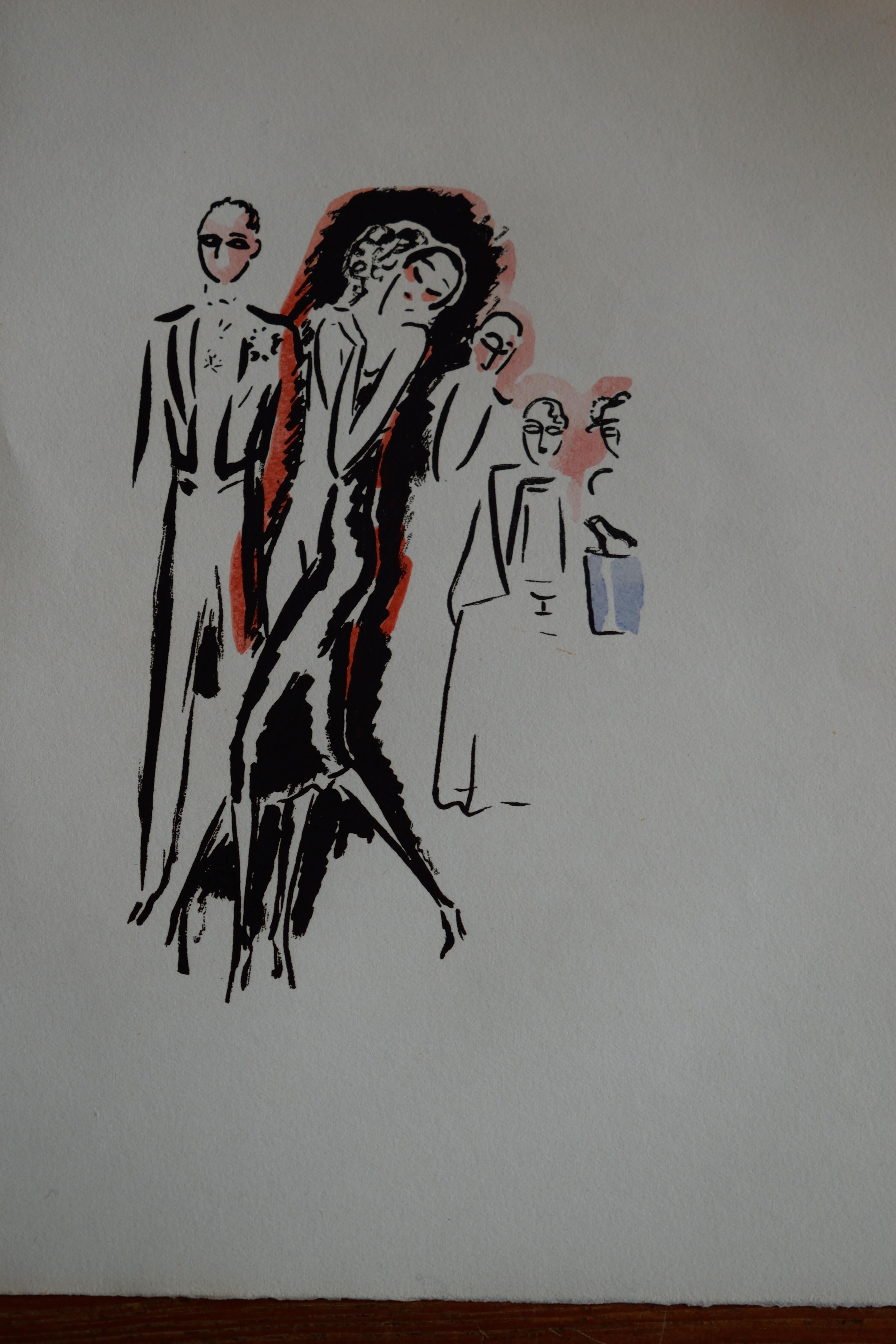 Kees van Dongen - Pochoir - De Dans kopen? Bied vanaf 250!