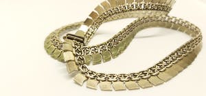 Antieke Zilveren 835 Schakel Collier 46cm lang kopen? Bied vanaf 65!