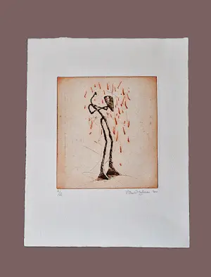 Ronald Tolman - in zeer kleine oplage (20) gemaakte handgekleurde Ets en aquatint - gesigneerd kopen? Bied vanaf 48!