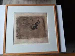 Arnold van Griensven - Ets, Titel, "Op weg ". 1972 kopen? Bied vanaf 40!