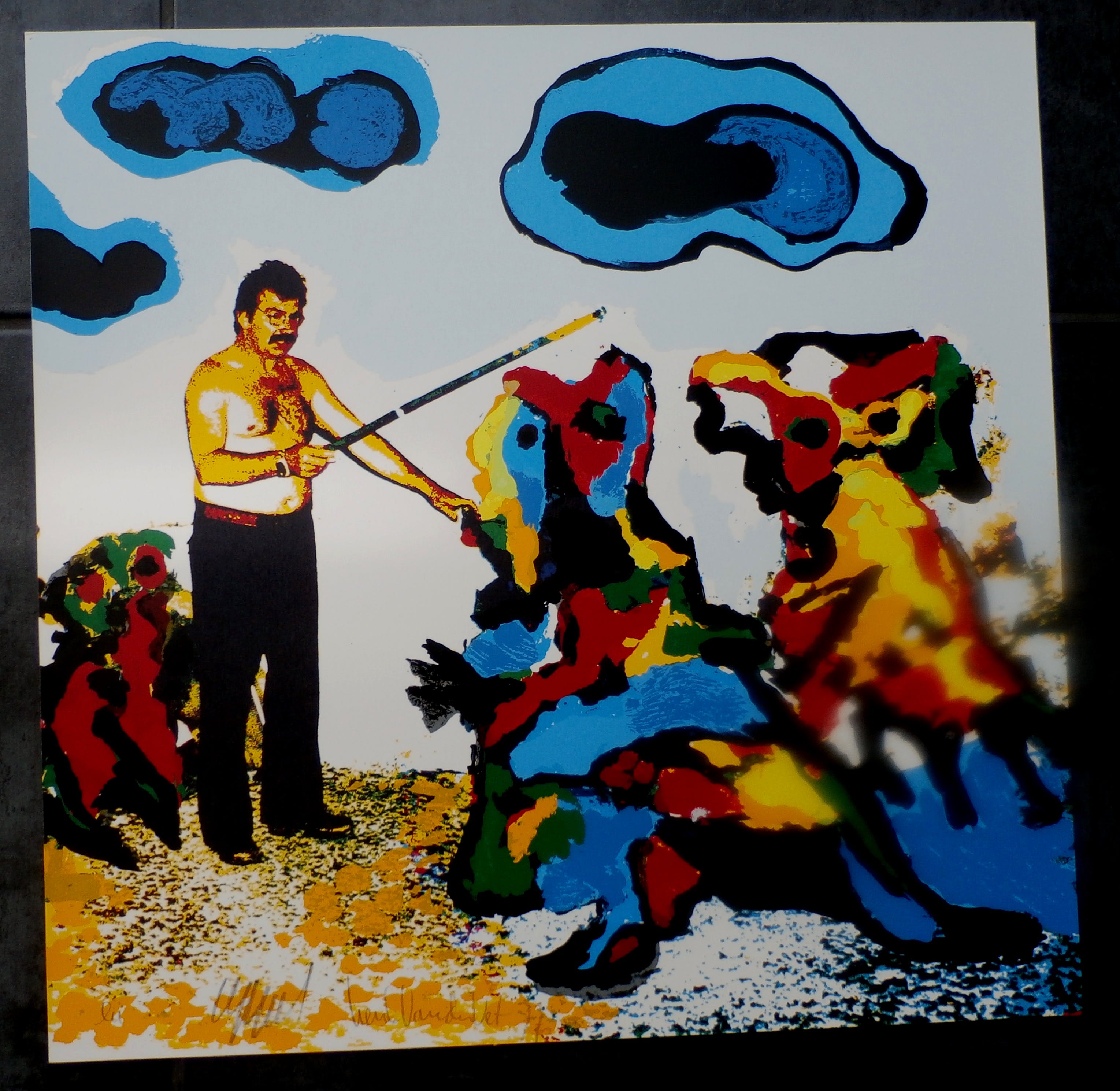 Karel Appel - zeefdruk: De Tovenaar - 1977 kopen? Bied vanaf 225!