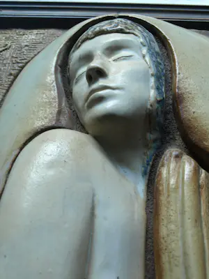 Klaas de Boer - & Reinier den Adel : Reliëfbeeld van keramiek , Keramisch tableau - 1983 kopen? Bied vanaf 500!