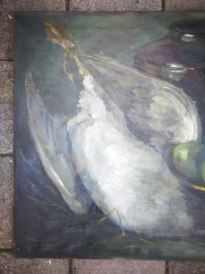 Gerrit van Harrewijn - Stilleven met eend / gans. kopen? Bied vanaf 139!