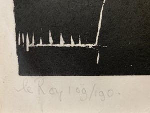 Guillaume Le Roy - houtsnede - zonder titel - Prent 190 (GROOT WERK) kopen? Bied vanaf 20!