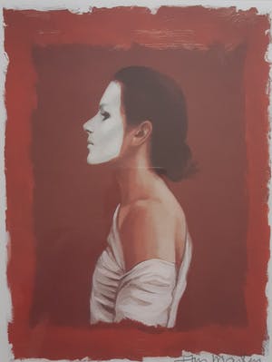 Ans Markus - Zelfportret met wit masker kopen? Bied vanaf 80!
