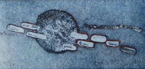 Jan Montyn - kleurenets op papier - abstract landschap II kopen? Bied vanaf 110!