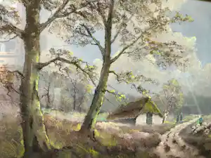 Gerard Cox (jr.) - Schaapskudde met herder. vendu pour 35€ !