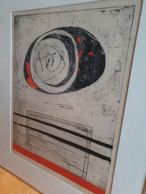 Cees Kortlang - Ets, VII - Ingelijst 11/15 kopen? Bied vanaf 80!