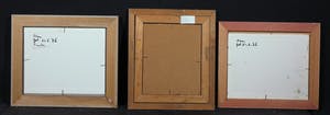 Pieter Haan - Acryl op doek en board, Lot van drie voorstellingen - Ingelijst kopen? Bied vanaf 1!