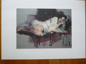 Rob Houdijk - Offset-litho, Op de sofa. kopen? Bied vanaf 35!