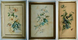 Niet of onleesbaar gesigneerd - 3 aquarellen in jugendstil kopen? Bied vanaf 1!