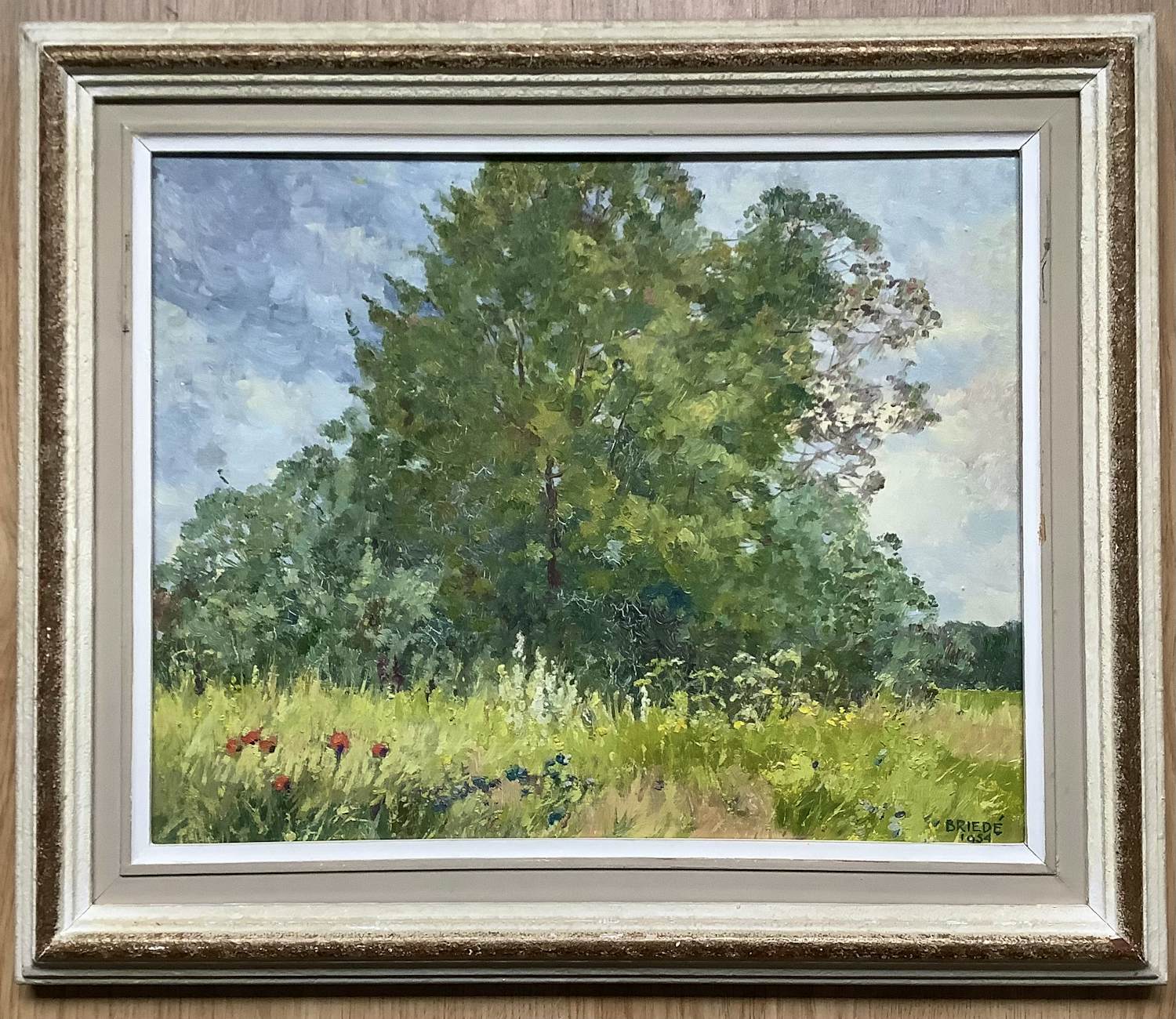 Johan Briede - Weelderig landschap verkocht voor € 165!