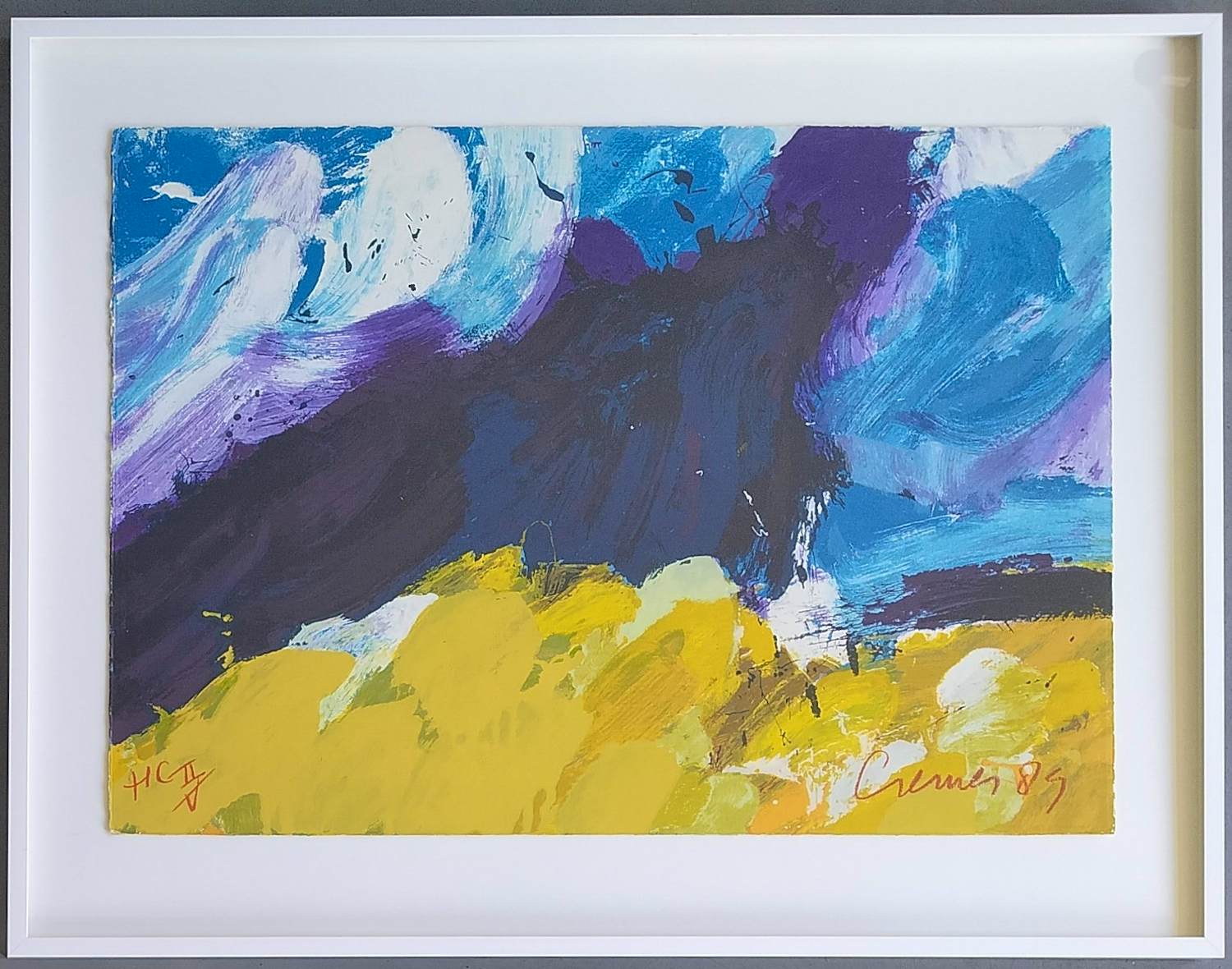 Jan Cremer - Provence I - ingelijste gesigneerde zeefdruk kopen? Bied vanaf 259!