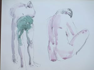 Henny Ragetli - Studies in Naakt - Penseel/inkt kopen? Bied vanaf 25!