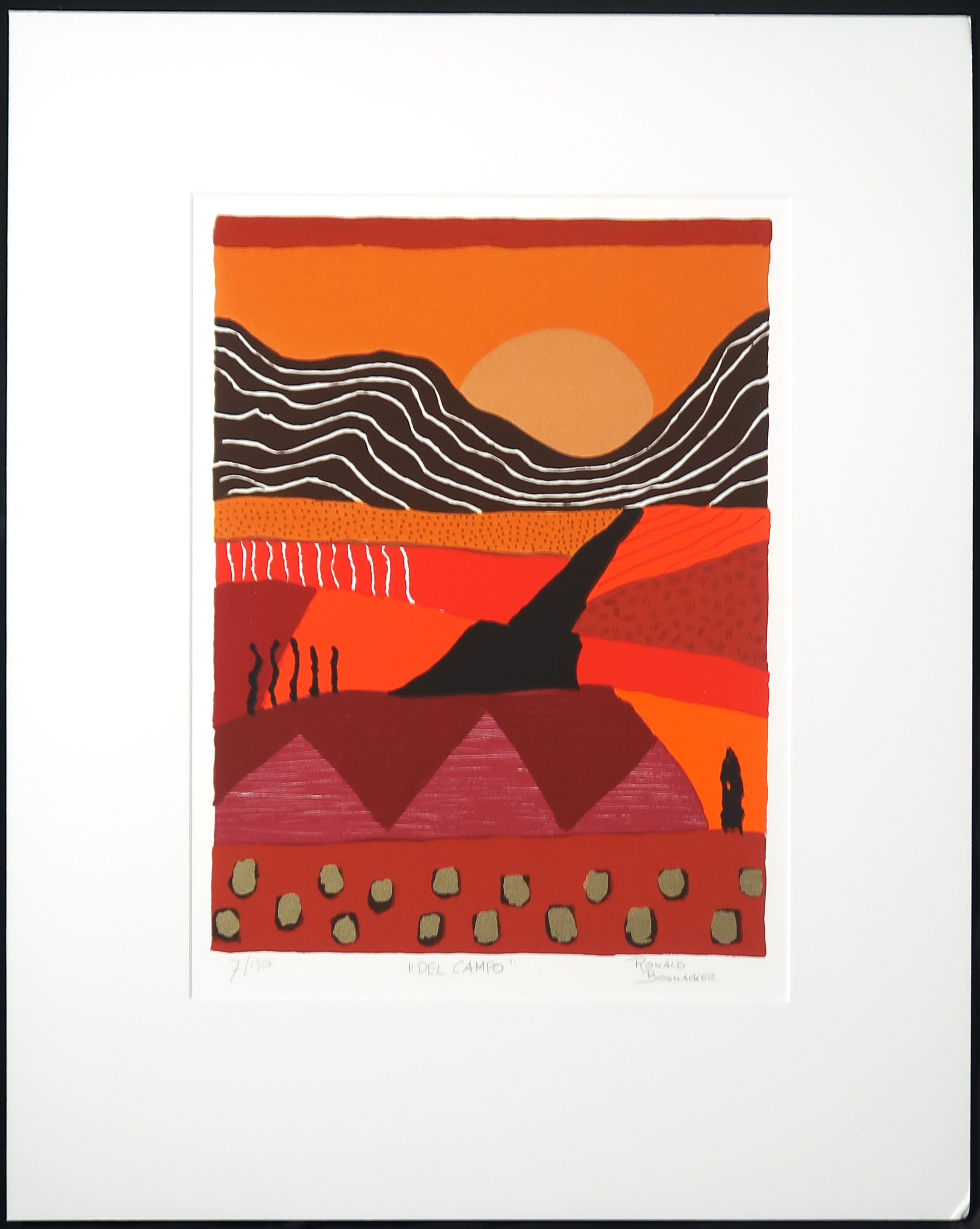 Ronald Boonacker - Zeefdruk, Del Campo kopen? Bied vanaf 1!