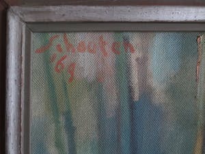 Arie Schouten - Zomerochtend in t Park Velsen 1969/ kopen? Bied vanaf 170!