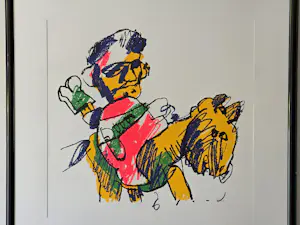 Herman Brood - Man met Paard - Handgesigneerd - 27/200 kaufen? Bieten Sie von 430!