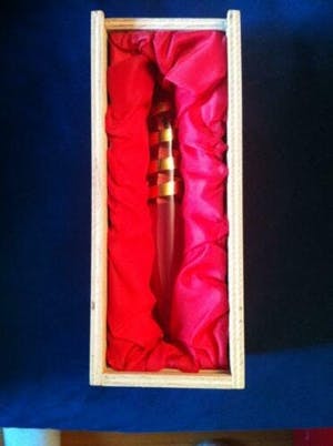 Hans van Bentem - Designobject: Glazen griffel in kistje limited edition kopen? Bied vanaf 39!