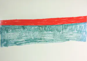 Jos van de Geer - Pastel op papier, Zonder titel (Groot) - Ingelijst kopen? Bied vanaf 60!