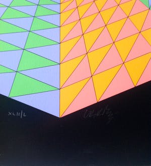 Victor Vasarely - Heisenberg,1979, handsigniert, nummeriert kopen? Bied vanaf 650!