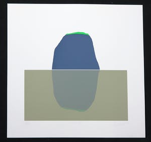 Hans Landsaat - Zeefdruk, Eiland III kopen? Bied vanaf 1!