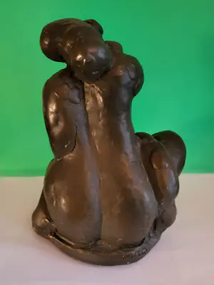 Nic Jonk - Moeder en kind - Gepatineerd aardewerk kopen? Bied vanaf 125!